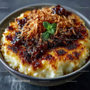 Turkish Rice Pudding with Caramelized Topping and Mint