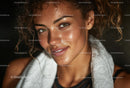 Confident Woman with Natural Beauty and Athletic Vibe