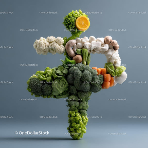 Creative Vegetable Arrangement with Fresh Produce