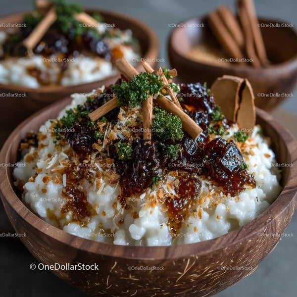 Gourmet Rice Pudding with Cinnamon and Raisins