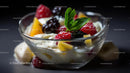 Delicious Yogurt Parfait with Fresh Berries and Mint