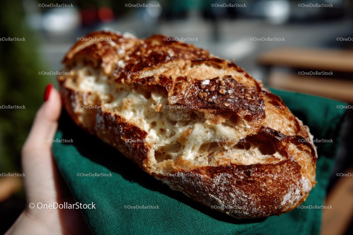 Crusty Artisan Bread with Golden Crust
