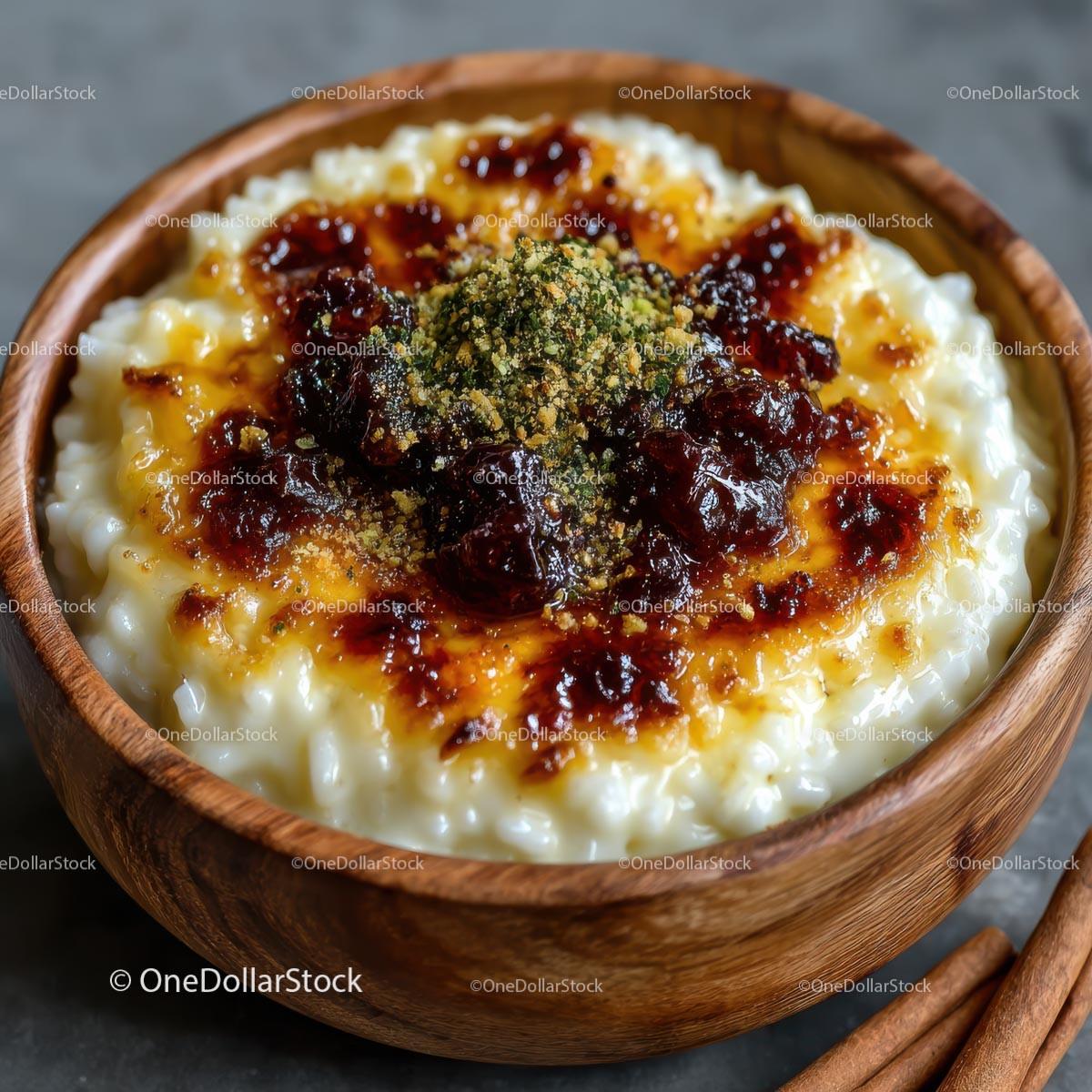 Homemade Rice Pudding with Cinnamon and Brown Sugar Stock Photo Bundle preview 26
