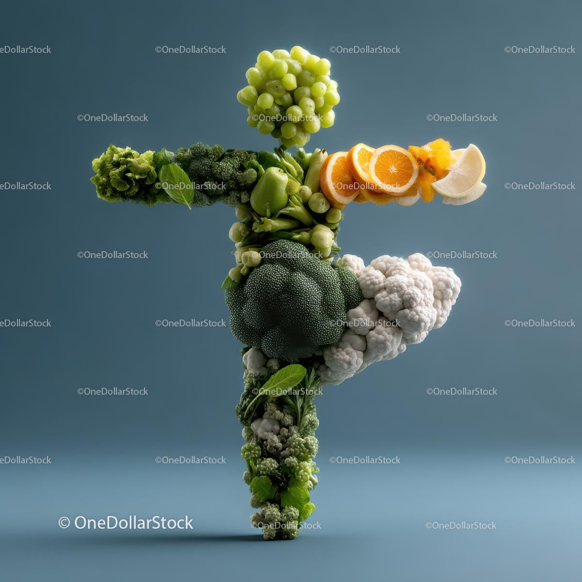 Creative Food Art with Vegetables and Fruits