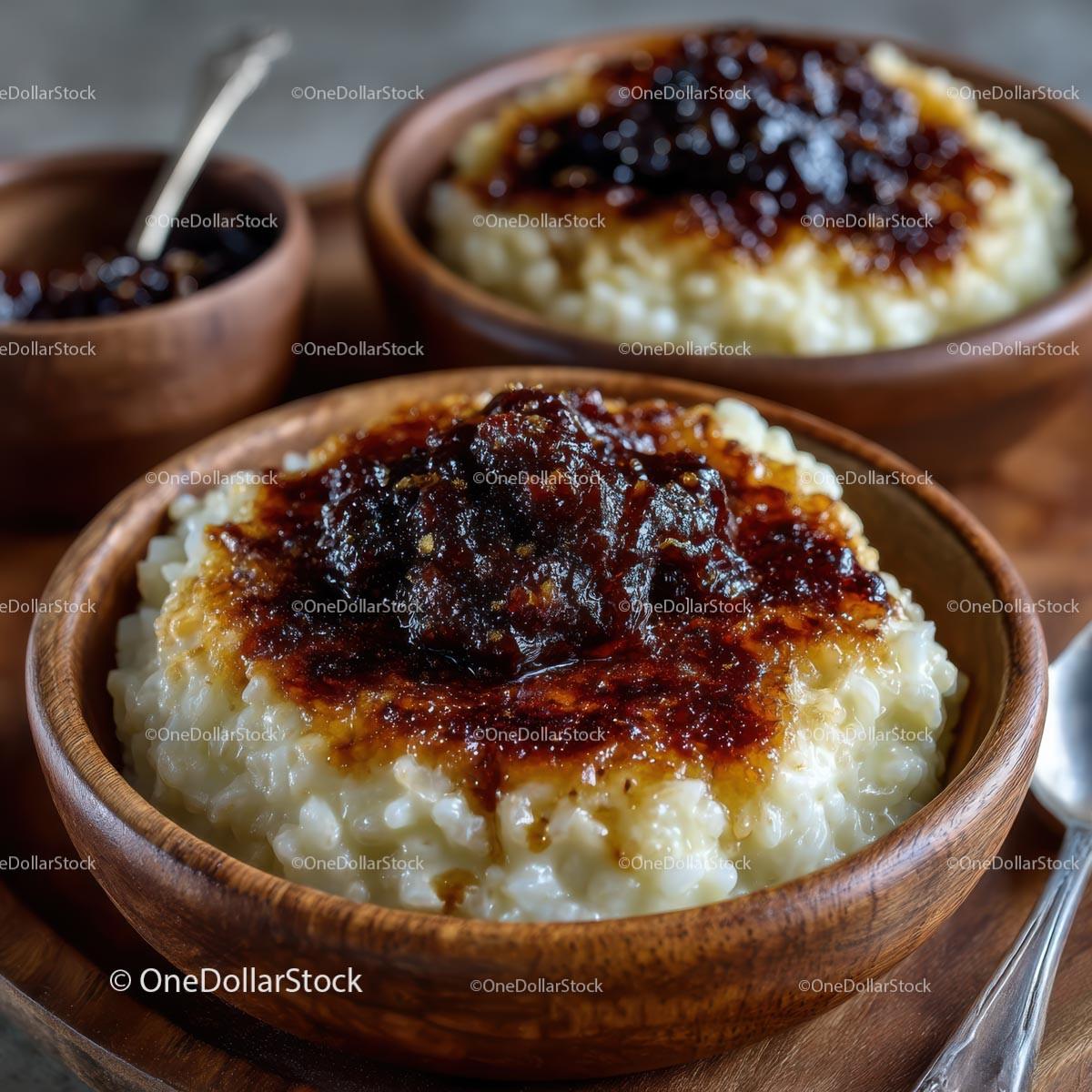 Homemade Rice Pudding with Cinnamon and Brown Sugar Stock Photo Bundle preview 34