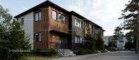 Contemporary Wooden Facade Residential Building