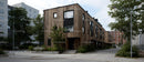 Modern Eco-Friendly Wooden Building in Urban Area
