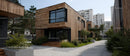 Modern Wooden Facade Residential Buildings with Greenery