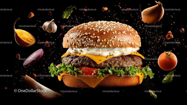Fresh-Flavor Cheeseburger with Premium Toppings