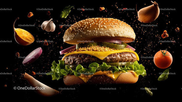 Premium Cheeseburger with House-Grown Produce