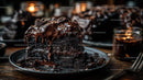 Decadent Chocolate Cake with Rich Dark Glaze