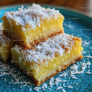Delicious Lemon Bars With Powdered Sugar Topping