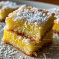Delicious Lemon Bars With Powdered Sugar Topping
