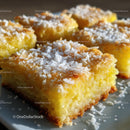 Delicious Lemon Bars With Powdered Sugar Topping