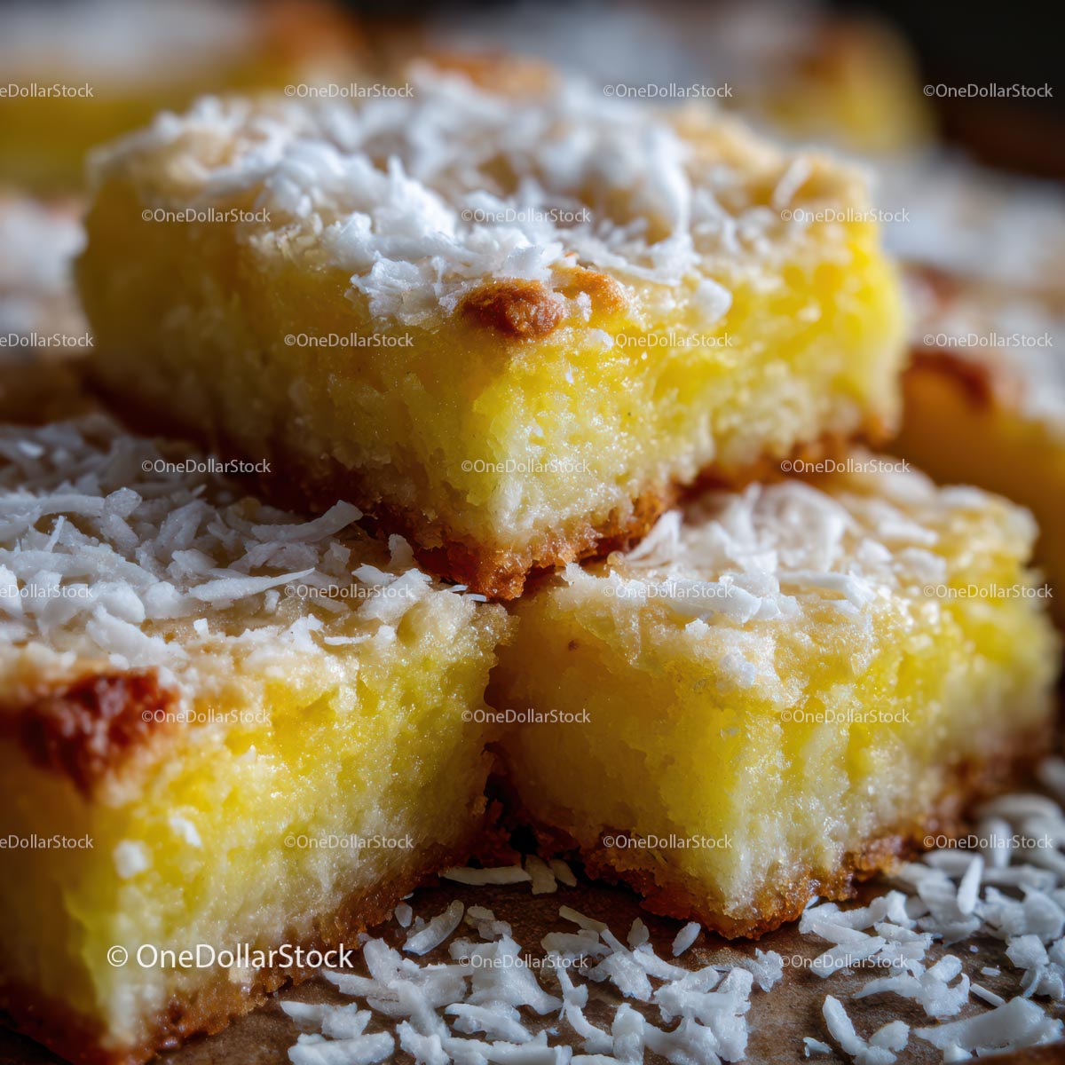 Delicious Lemon Bars With Powdered Sugar Topping