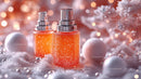Festive Perfume Bottles with Holiday Sparkle