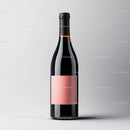 Elegant Wine Bottle with Minimalist Blank Label