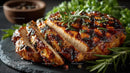 Grilled Chicken Breast with Fresh Rosemary Garnish