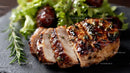 Grilled Chicken Breast with Fresh Herbs and Salad