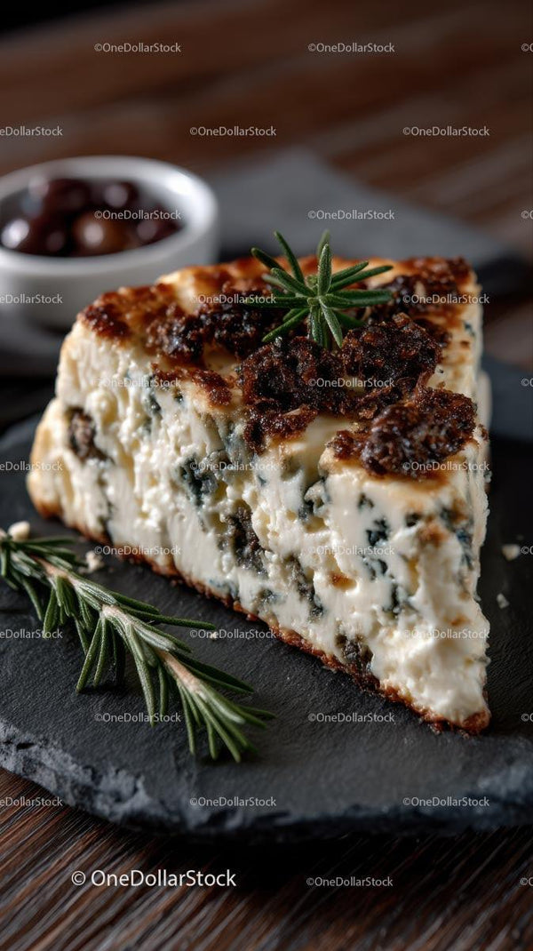 Gourmet Cheese Platter with Rosemary Garnish