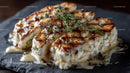 Grilled Blue Cheese with Fresh Thyme Garnish