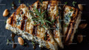 Grilled Blue Cheese with Fresh Rosemary and Thyme