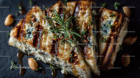 Grilled Blue Cheese with Fresh Rosemary and Thyme