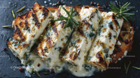 Grilled Blue Cheese on Artisanal Bread with Rosemary