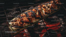 Grilled Zucchini on Smoky Barbecue Grill