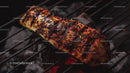 Grilled Zucchini with Herbs on Barbecue Grill