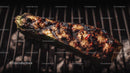 Grilled Zucchini with Charred Perfection on BBQ Grill