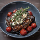 Grilled Steak with Rosemary and Cherry Tomatoes