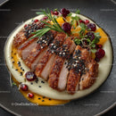 Gourmet Roasted Duck with Vibrant Garnish