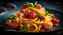 Gourmet Spaghetti with Cherry Tomatoes and Basil