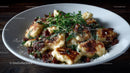 Gourmet Pasta with Arugula and Crispy Bacon