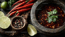 Spicy Chili Sauce with Fresh Ingredients and Lime