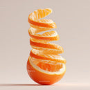 Creative Spiral Peel of a Juicy Orange