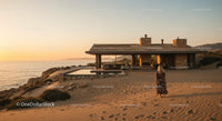 Modern Cliffside House with Glass Walls and Infinity Pool