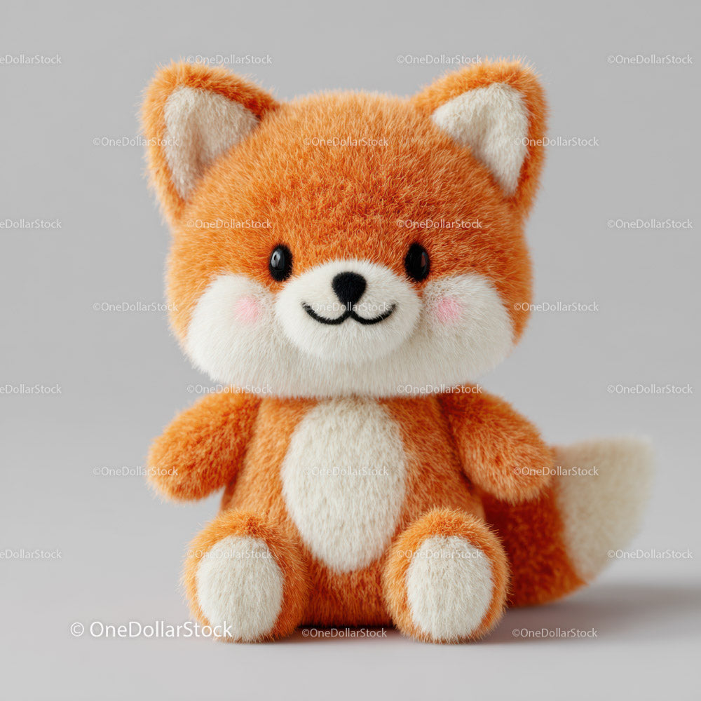Cute Plush Fox Toy for Kids and Collectors