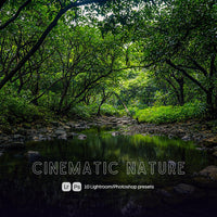 Cinematic Nature Lightroom presets cover preview