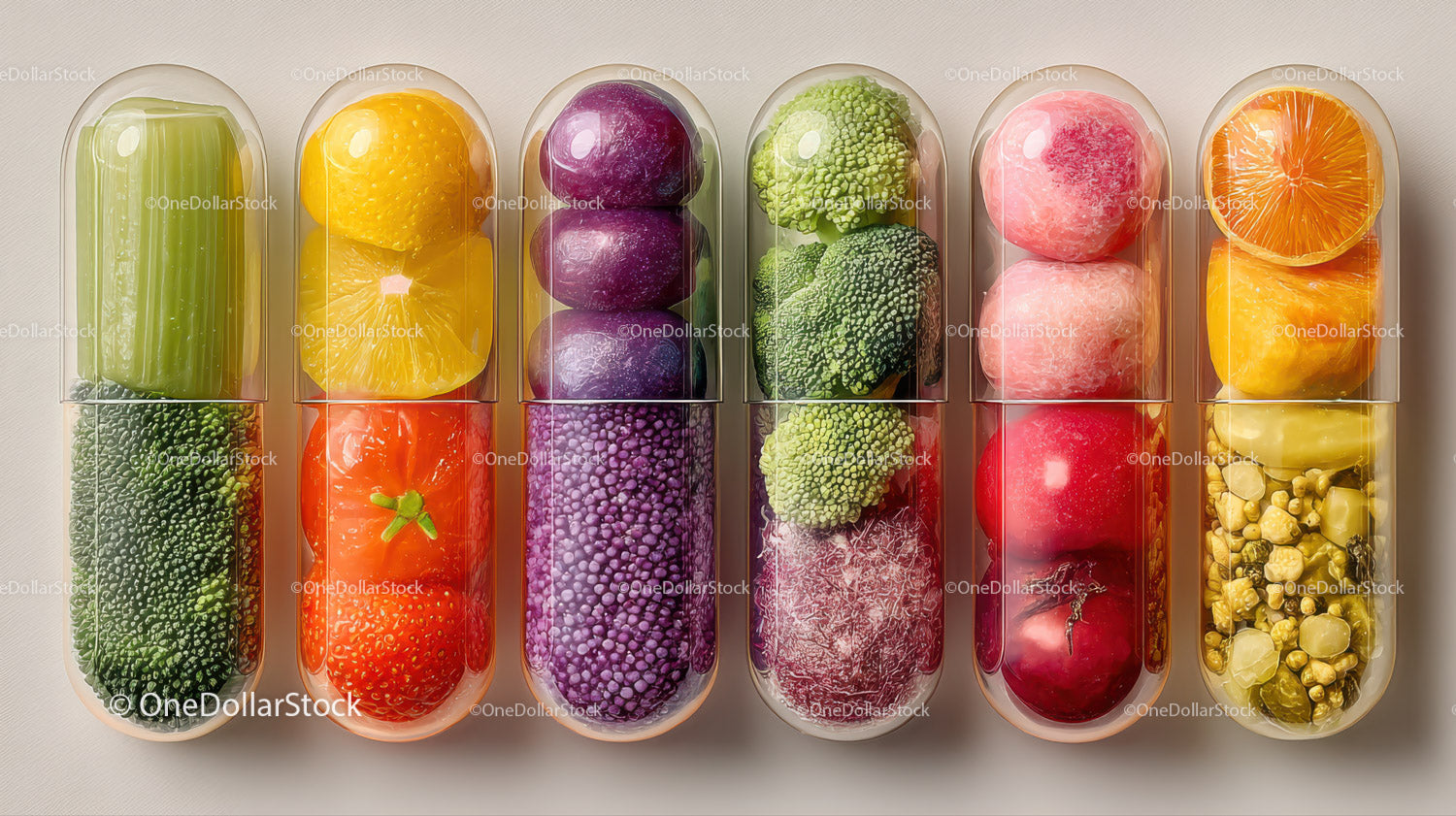 Colorful Jelly Sweets Assortment in Transparent Capsules for Snacking