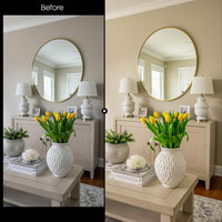 outdoor photography edit with Flower Decor Lightroom presets
