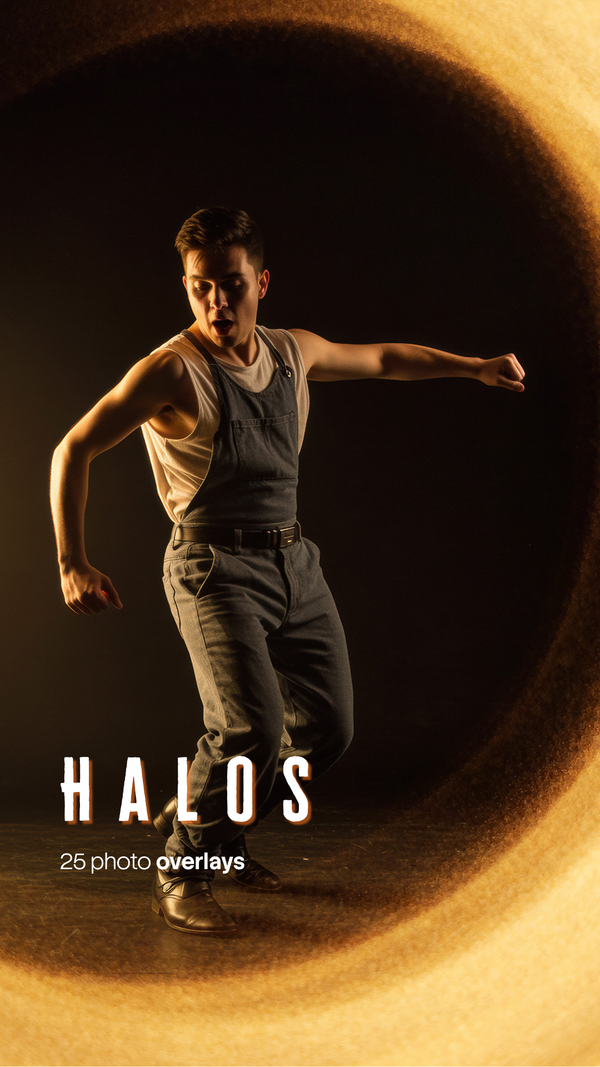 Halos Overlays (25 JPG files)