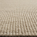 Close-up of Woven Rope Texture with Natural Beige Color