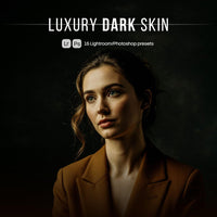 Luxury Dark Skin Lightroom presets cover preview