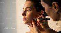 Professional Makeup Application on Woman for Beauty and Skincare