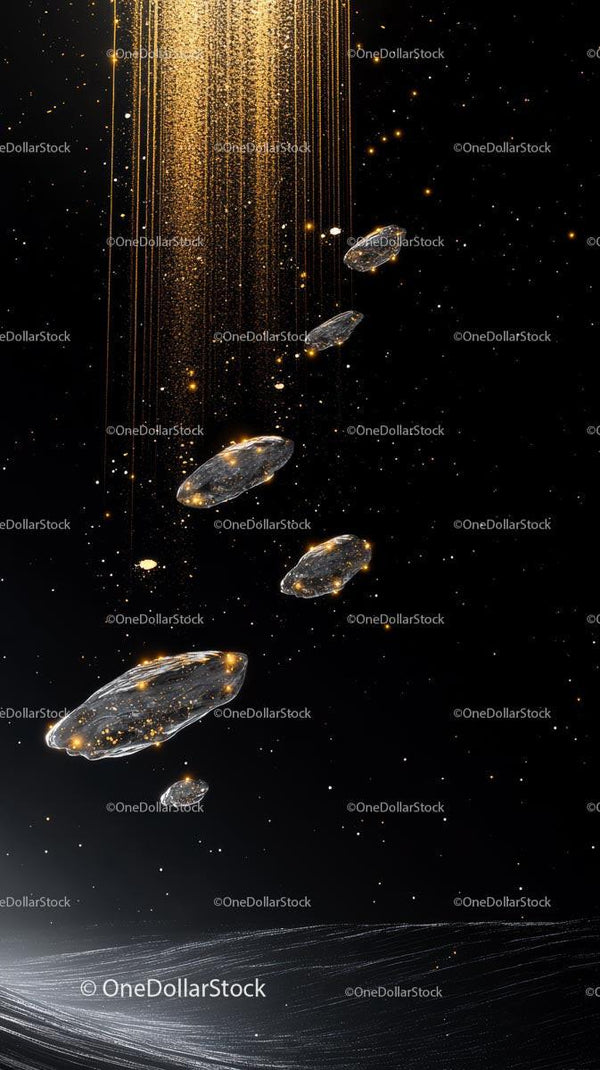 Shimmering Cosmic Dust and Galaxy Fragments in Deep Space