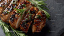 Herb-Garnished Grilled Chicken Breast with Fresh Greens