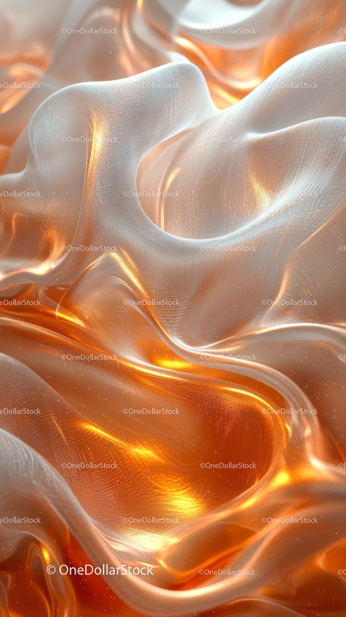 Luxurious Satin Fabric with Shimmering Metallic Texture for Design