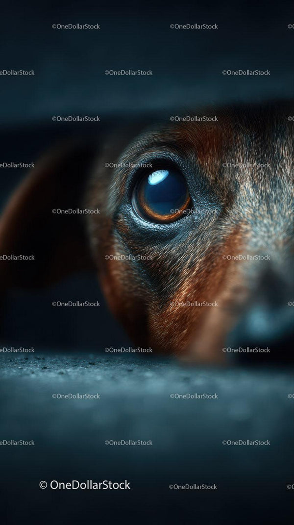Close-up of Brown Horse Eye with Detailed Fur and Focused Gaze